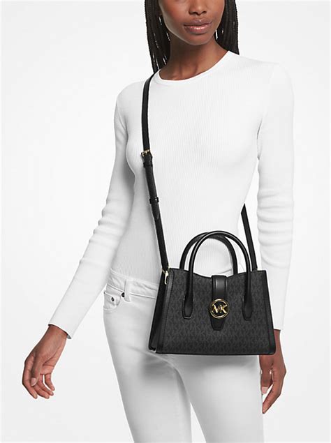 michael kors outlet gabby small logo satchel|michael kors handbag set.